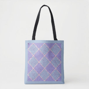 Maze Patchwork Tote Bag