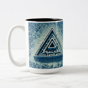 maze Two-Tone coffee mug