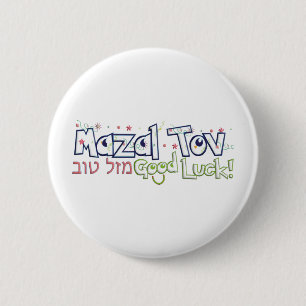 Mazel Tov 6 Cm Round Badge
