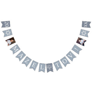 Mazel Tov Bar Mitzvah Celebration Bunting