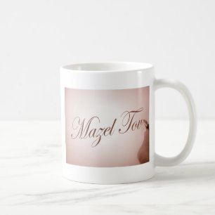 Mazel Tov in calligraphy handwriting in sepia tone Coffee Mug