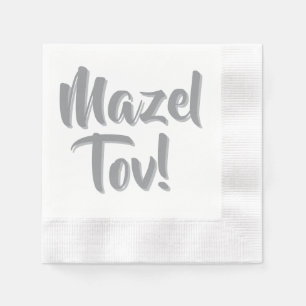Mazel Tov silver Napkin