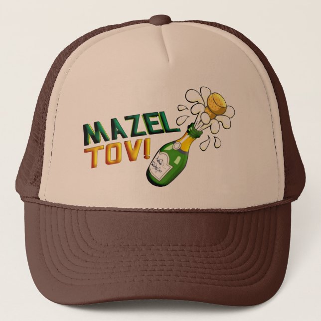Mazel Tov Trucker Hat (Front)