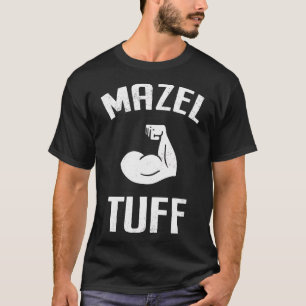 Mazel Tuff Strong Jew Funny Jewish Workout Gym Han T-Shirt