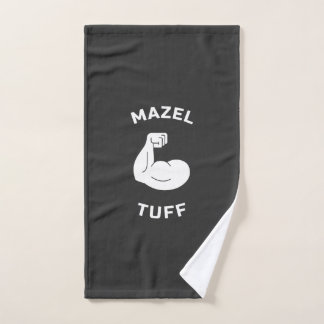 Mazel Tuff Strong Jew sleeveless workout shirt Hand Towel
