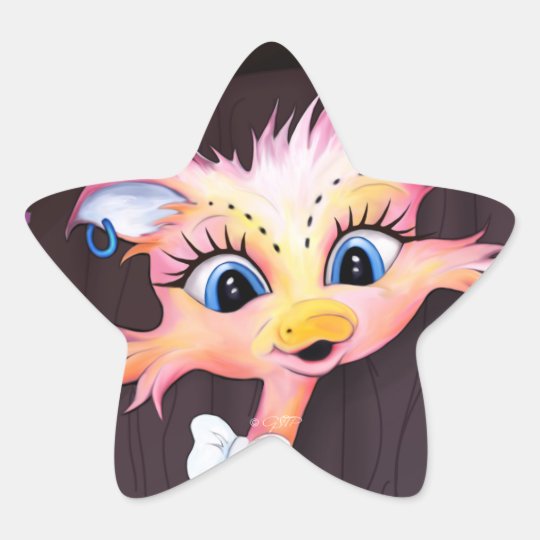 MAZELLE STAR STICKER Small, 1½ inch MATTE