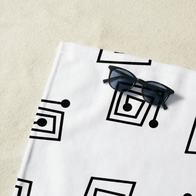 Mazes  beach towel (In Situ)