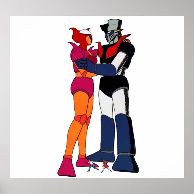 Mazinger and Aphrodite love of robots Poster (Front)