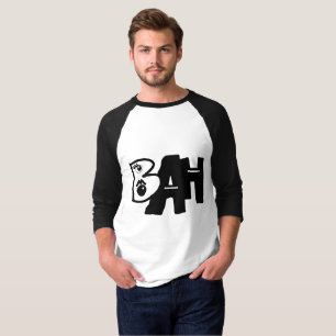 Mazipoodles Bah Humbug Black & White T-Shirt
