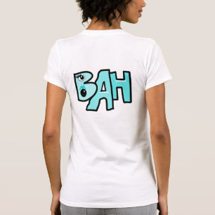 Mazipoodles Bah Humbug Turquoise T-Shirt