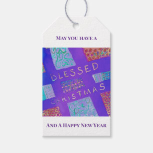 MAZIPOODLES Blessed Christmas Gift Tags