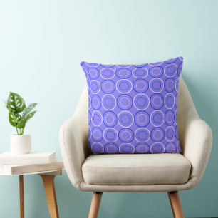 Mazipoodles Cute Circles - Purple Cushion
