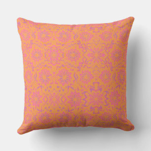 MAZIPOODLES Floral Fireworks Pattern 10 Cushion
