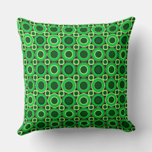 Mazipoodles Green Avocado Doughnuts Cushion