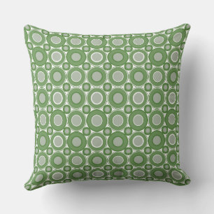 Mazipoodles Green Grey Doughnuts Cushion