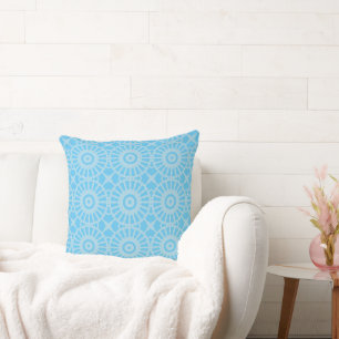 Mazipoodles Kaleidoscope S - Duck Egg Blue Cushion