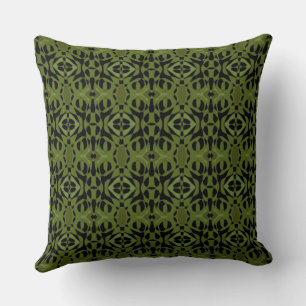 Mazipoodles Neuro Art - Black Green Cushion