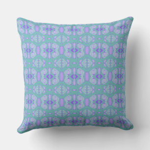 Mazipoodles Neuro Art - Dusty Lilac Teal Cushion