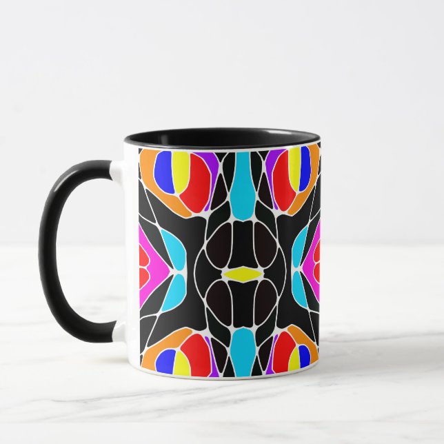 Mazipoodles Neuro Art - Rainbow 1 Mug (Left)