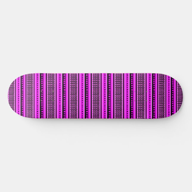 MAZIPOODLES Striped Ribbed Knitting Pattern 001 B  Skateboard (Horz)
