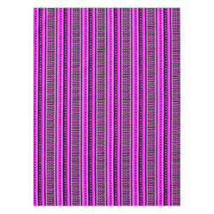 MAZIPOODLES Striped Ribbed Knitting Pattern 001 B Tablecloth