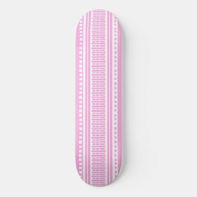 MAZIPOODLES Striped Ribbed Knitting Pattern 164 Skateboard (Front)