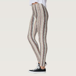 MAZIPOODLES Striped Ribbed Knitting Pattern 188 Leggings