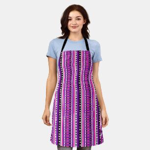 MAZIPOODLES Striped Ribbed Knitting Pattern 194 B  Apron