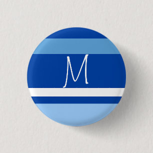 MAZIPOODLES Stripes Spaghetti 105 3 Cm Round Badge