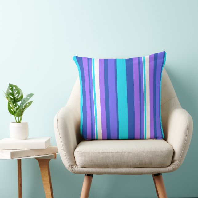 MAZIPOODLES Stripes Spaghetti 27 Cushion (Chair)