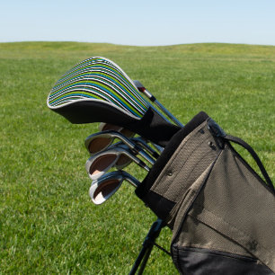 MAZIPOODLES Stripes Spaghetti 46 Golf Head Cover