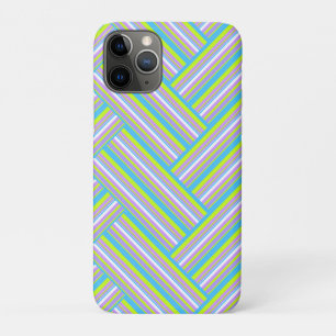 MAZIPOODLES Stripes Spaghetti 54 Herringbone iPhone 11 Pro Case