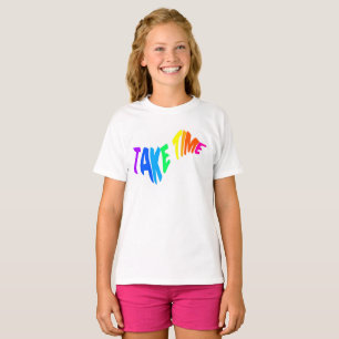 Mazipoodles Take Time 2 - Rainbow Wave T-Shirt