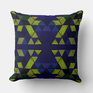 Mazipoodles Triangle Diamond Trapezium 2 Cushion