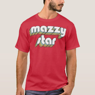 Mazzy Retro Rainbow Typography Faded Style T-Shirt