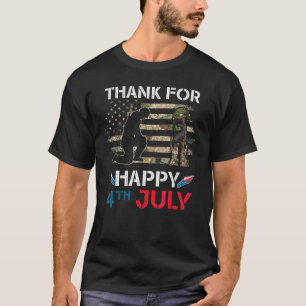 Mb35 Thank You For Your Service American Military T-Shirt