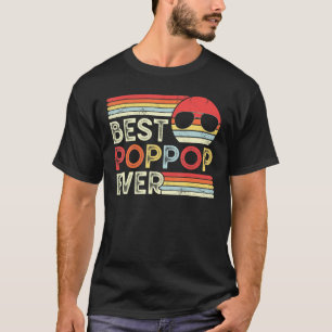 Mb35 Vintage Best Poppop Ever Fathers Day Grandpar T-Shirt