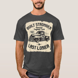 mb 1969 Vintage Truck Birthday Built Stronger To L T-Shirt