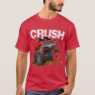 mb 9th Birthday I'm Ready Crush Monster Truck Boys T-Shirt