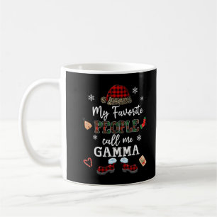 mb My Favourite People Call Me Gamma Thanksgiving  Coffee Mug