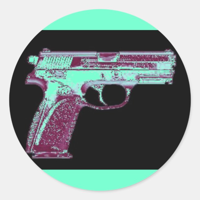 MB Pink Gun Stickers (Front)