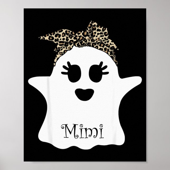 Mb Soky Mimi Ghost Bandana Boo Halloween Family Ma Poster (Front)