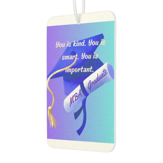 MBA Gift Car Air Freshener (Left)