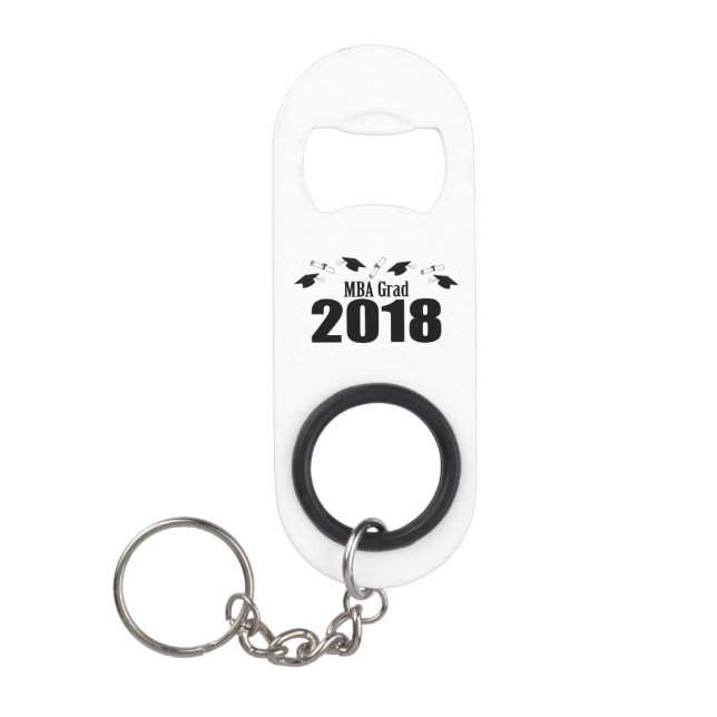 MBA Grad 2018 Caps And Diplomas (Black) (Front)