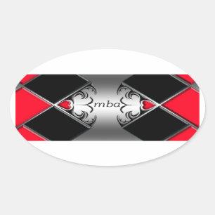 mba oval sticker