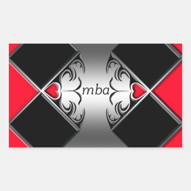 mba rectangular sticker (Front)