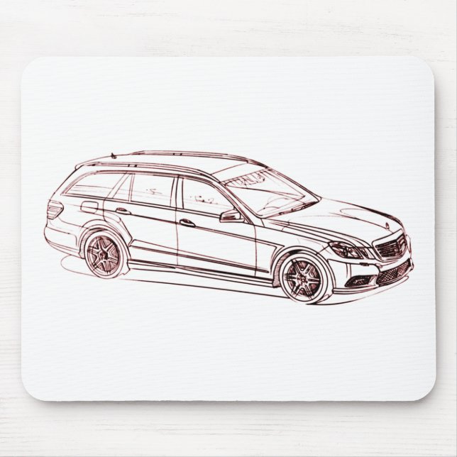 MBAMG E Class Estate 2010 Mouse Mat (Front)