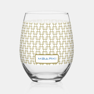 MBARKI  STEMLESS WINE GLASS
