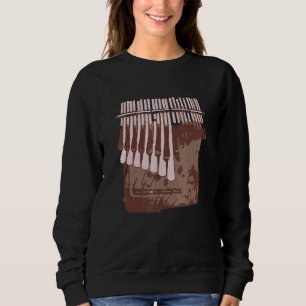 Mbira Kalimba Traditional thumb piano Musical inst Sweatshirt