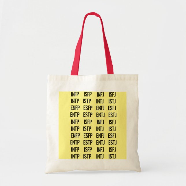 MBTI Personality Tote Bag (Front)